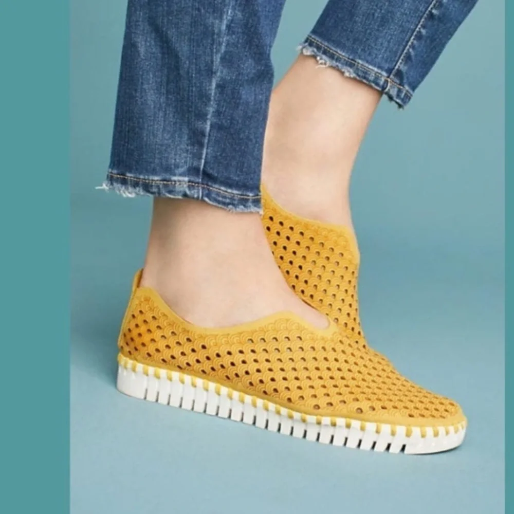Ilse Jacobsen Tulip Perforated Loafer Flats Minimalist